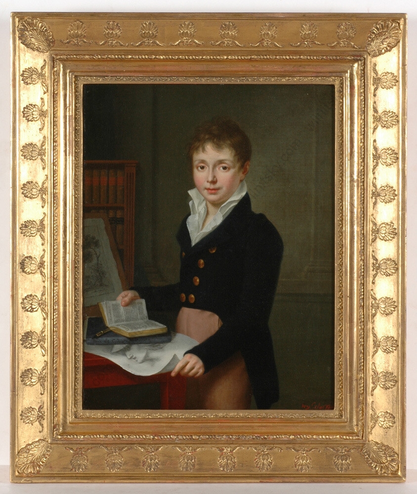 Ary Scheffer | Portrait of Louis de Latte at the age of 12 (1810s ...