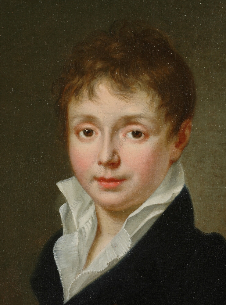 Ary Scheffer | Portrait of Louis de Latte at the age of 12 (1810s ...