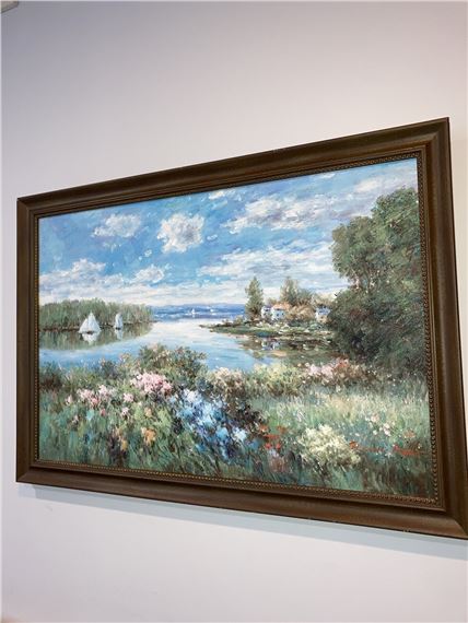 S. Razin | Original Oil On Canvas Impressionist Painting, Signed (2017 ...