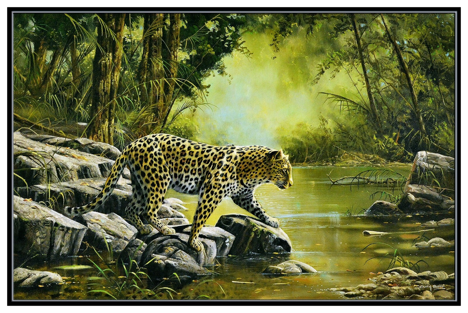 Craig Bone | Prowling Leopard Original (2017 - 2021) | MutualArt