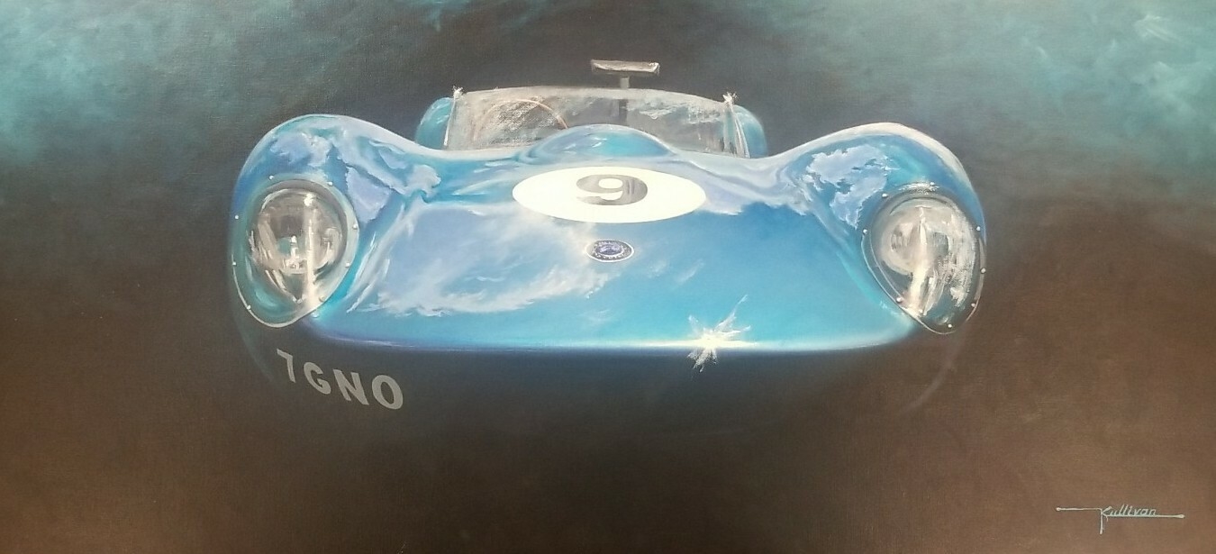 Ken Sullivan | Shelby Cobra Original Painting/Rocky's Blue Shelby (2000 ...