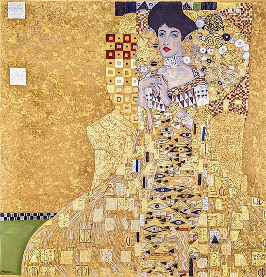 Gustav Klimt | Woman in Gold After Gustav Klimt 24KTGold leaf & Silver ...