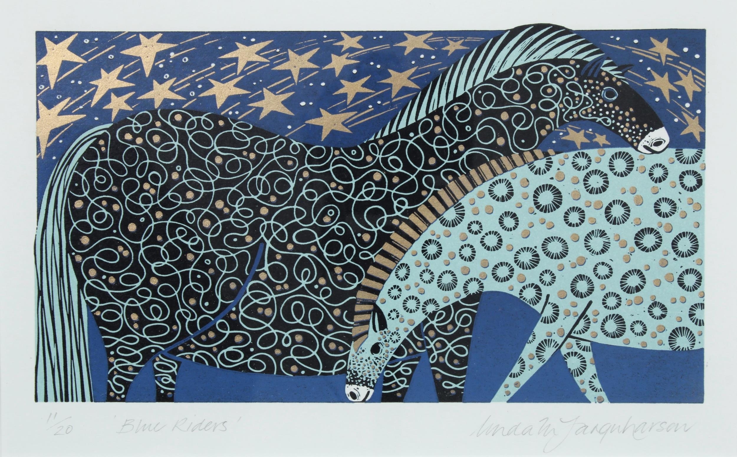 Linda Farquharson | BLUE RIDERS | MutualArt