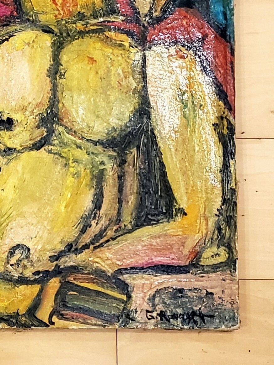 Georges Rouault | JESUS CHRIST OIL ON CANVAS PAINTING (1900 - 1949 ...