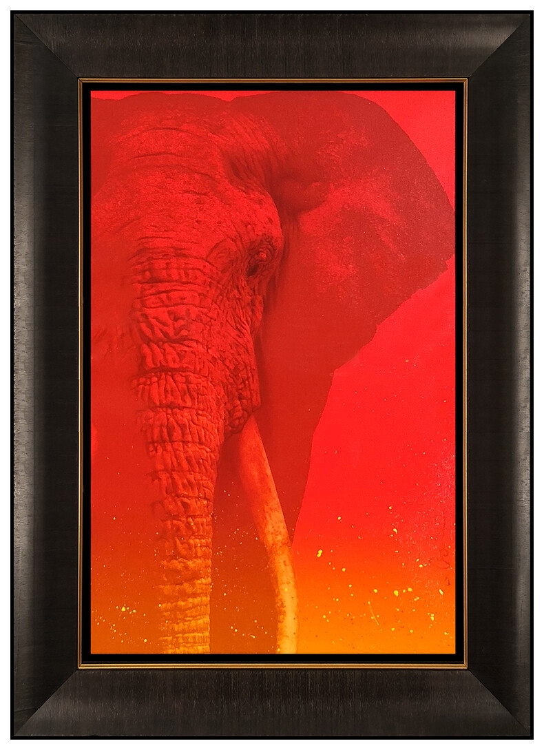 Adam Scott Rote | Original Serengeti Sunset Elephant (2012) | MutualArt