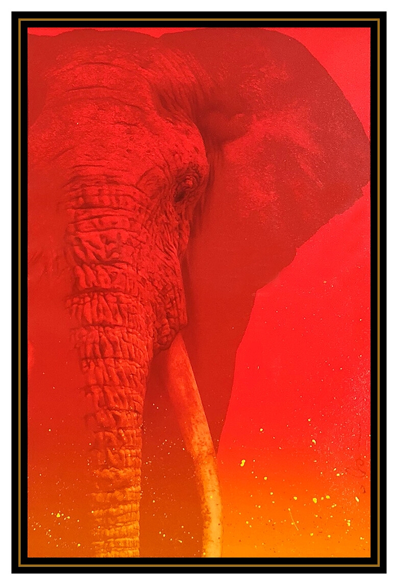 Adam Scott Rote | Original Serengeti Sunset Elephant (2012) | MutualArt