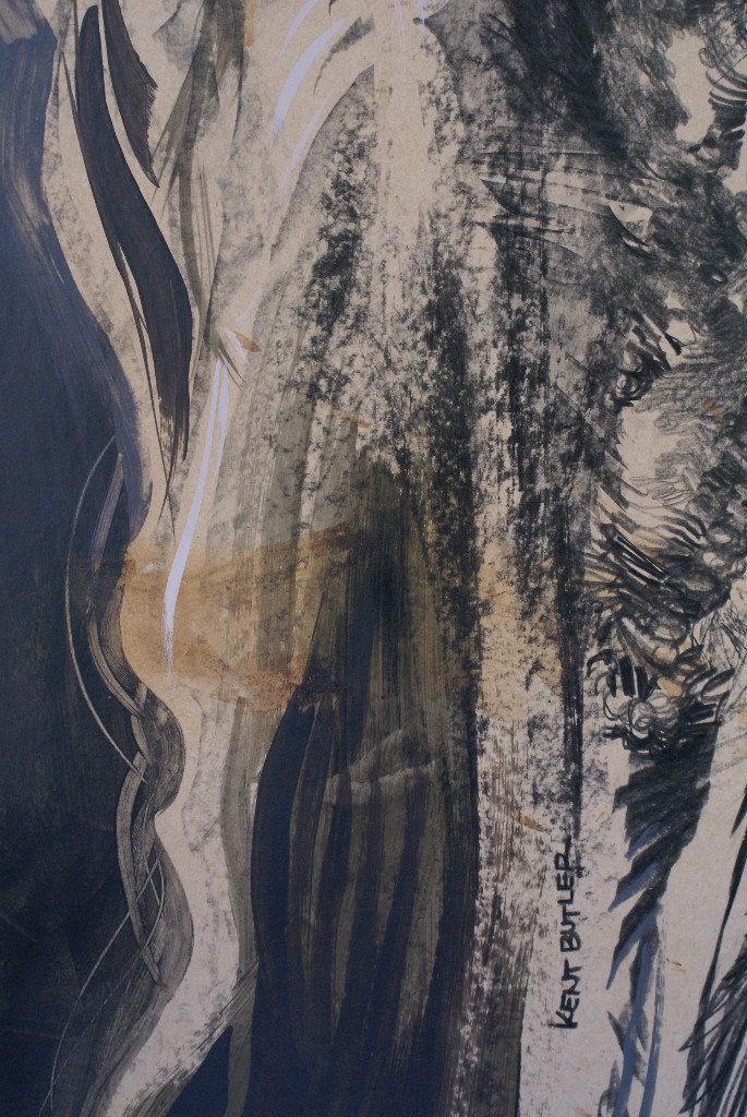 Kent Butler | BIG Native American Indian Chief Western Art Acrylic ...
