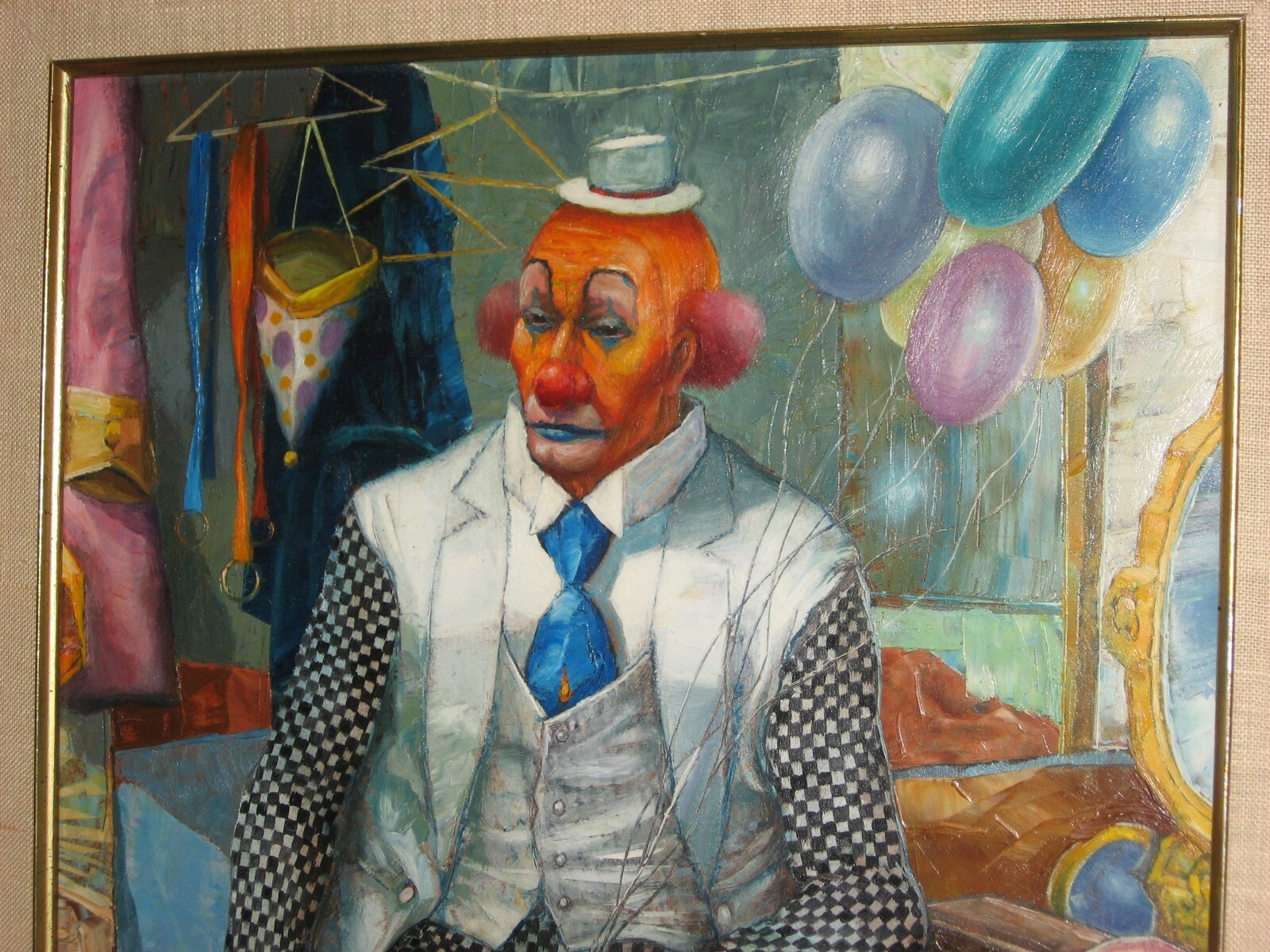 George Russin | Clown Oil Painting (1970 - 1989) | MutualArt