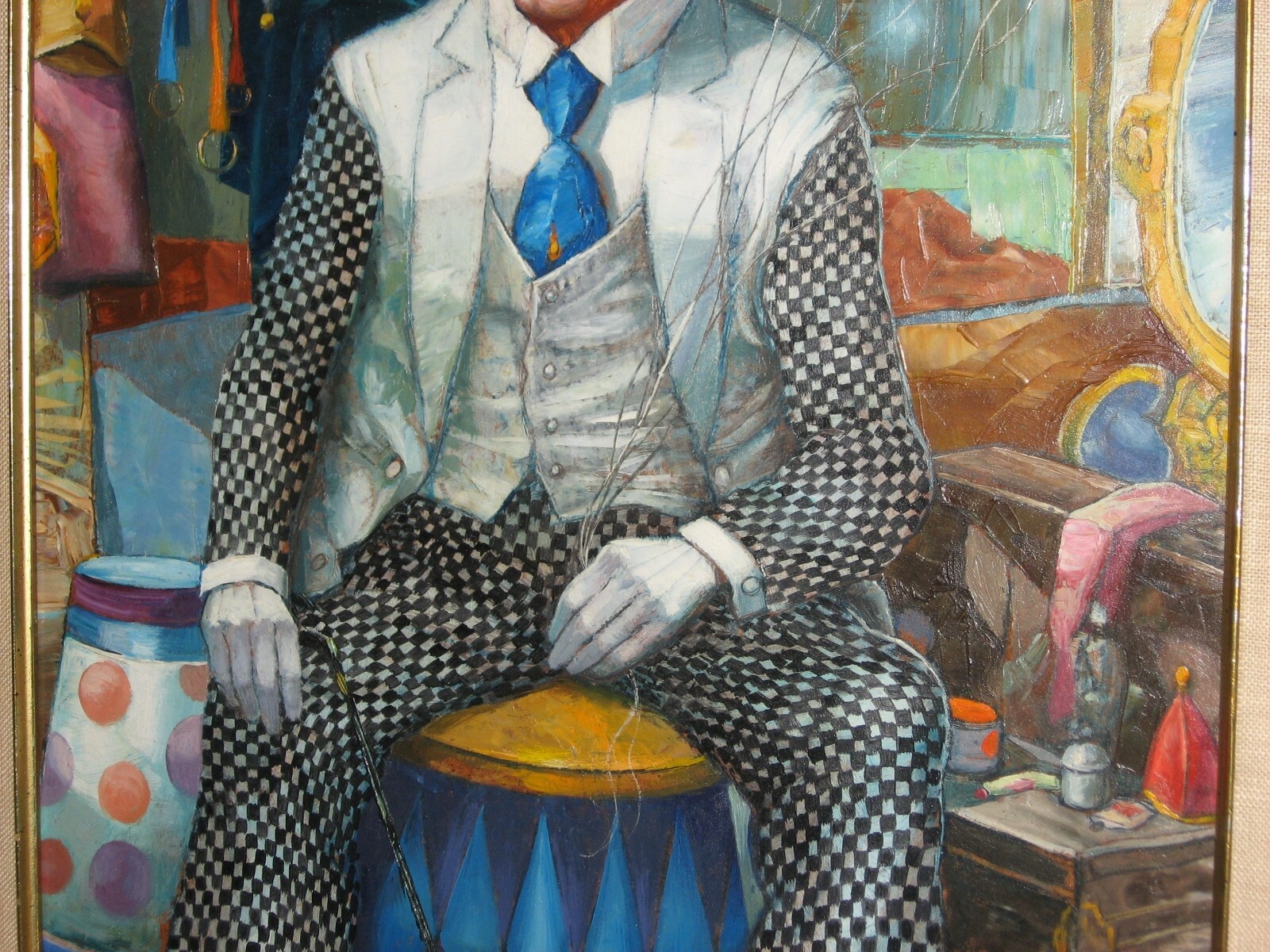 George Russin | Clown Oil Painting (1970 - 1989) | MutualArt