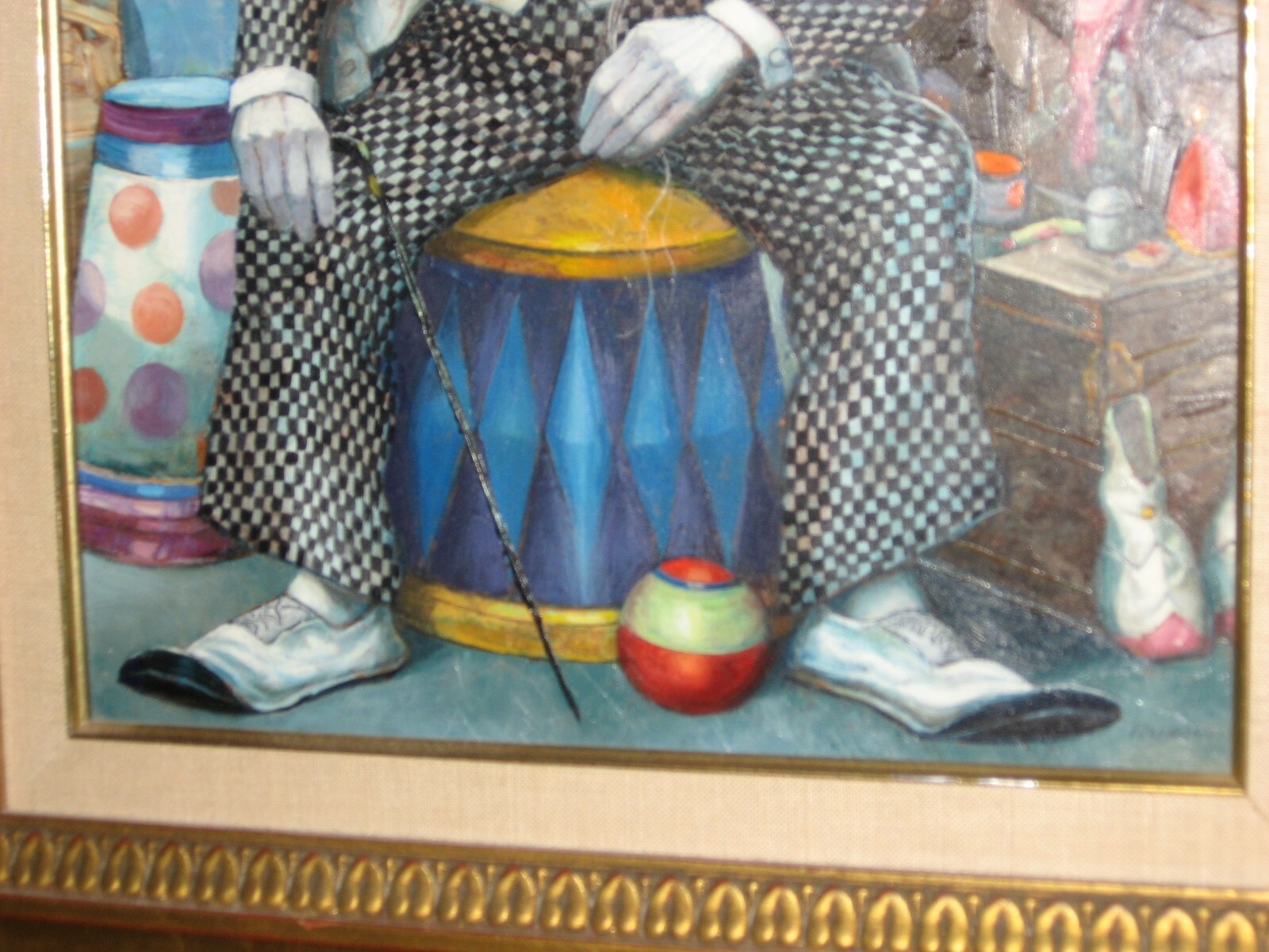 George Russin | Clown Oil Painting (1970 - 1989) | MutualArt