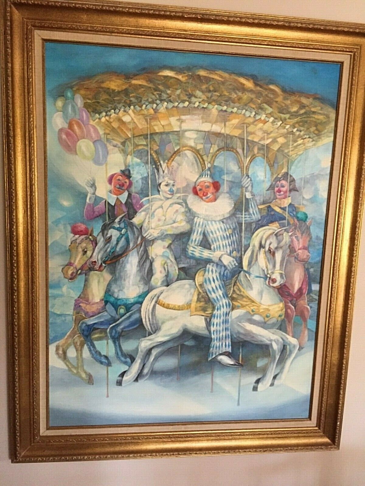 George Russin | THE LARGE CLOWNS ON THE CAROUSEL (1970 - 1989) | MutualArt