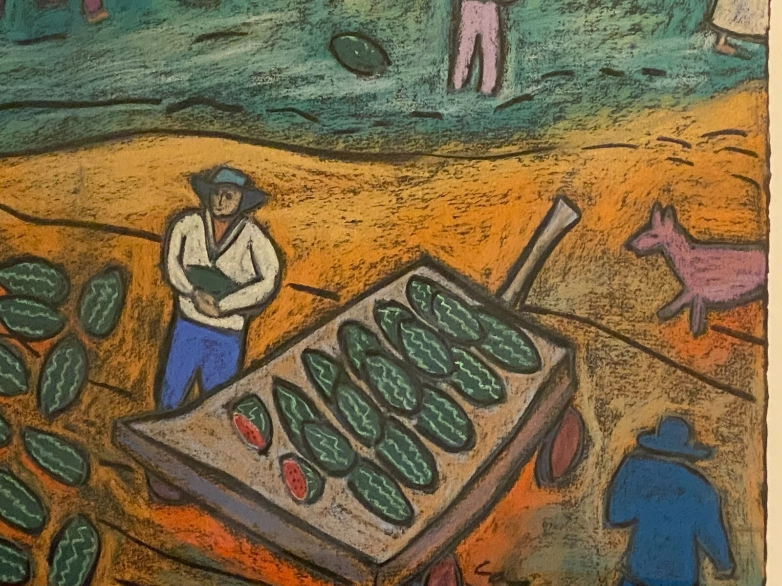 George Colin | Watermelon Picker (1990 - 1999) | MutualArt