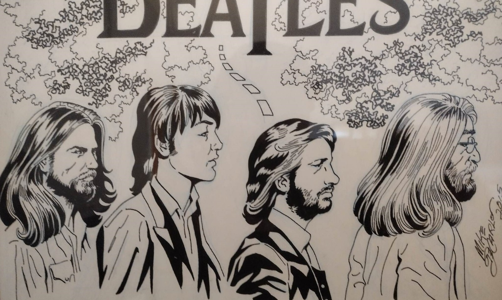 Mike Decarlo | The Beatles Hand Drawn by Comic Book Artist Mike DeCarlo ...