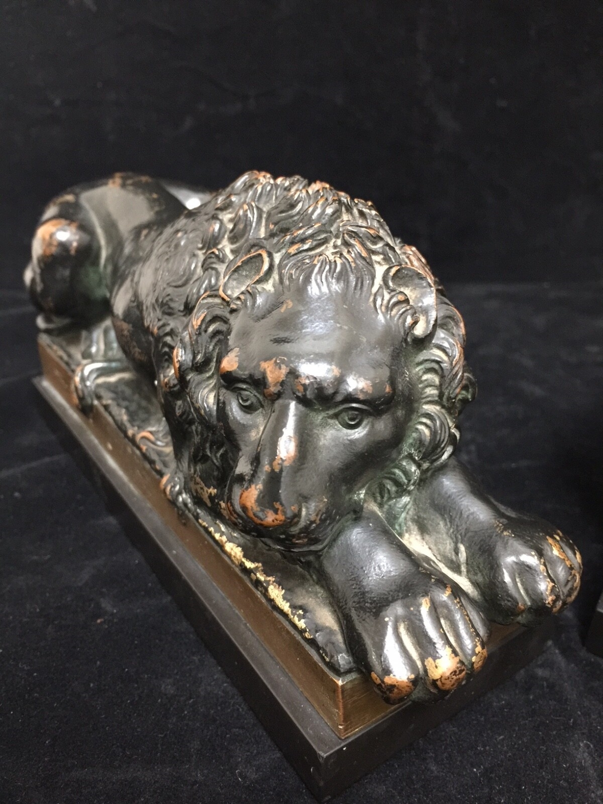 Antonio Canova | 19th C. Italian bronze Lions After Antonio Canova ...