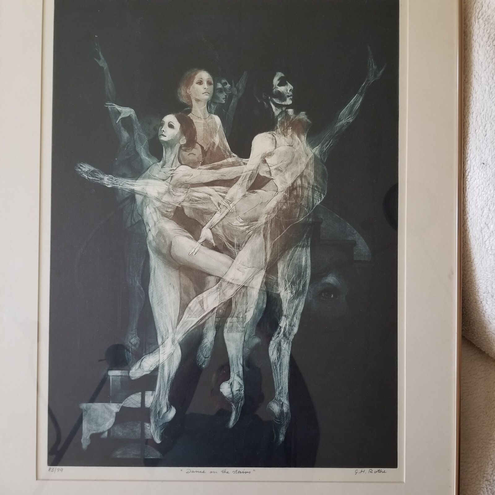 Gatja Helgart Rothe | DANCE ON THE STAIRS (1988) | MutualArt