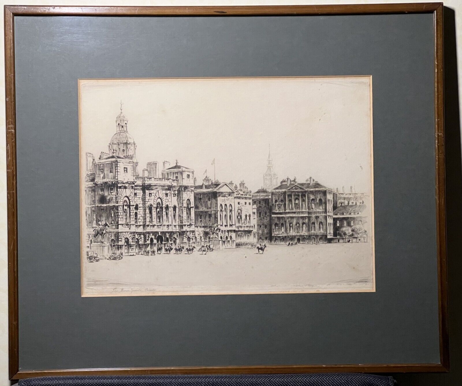 George Farrell | Four framed signed original etchings of London | MutualArt