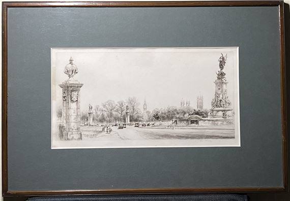 George Farrell | Four framed signed original etchings of London | MutualArt