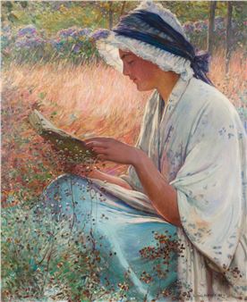Reader by Louis Welden Hawkins, 1910