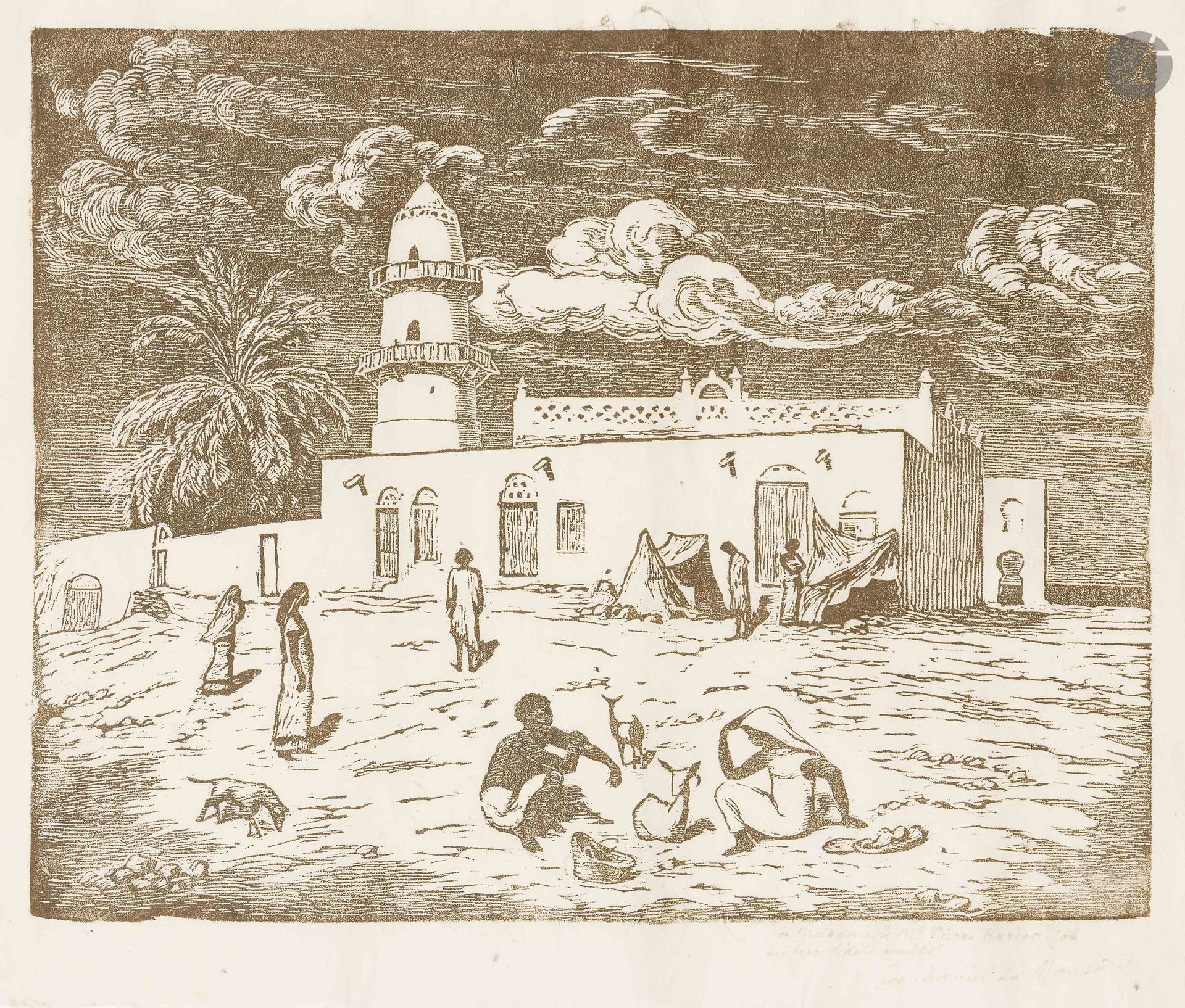 Georges-Daniel de‏ Monfreid | The Hamoudi Mosque in Djibouti (1923 ...