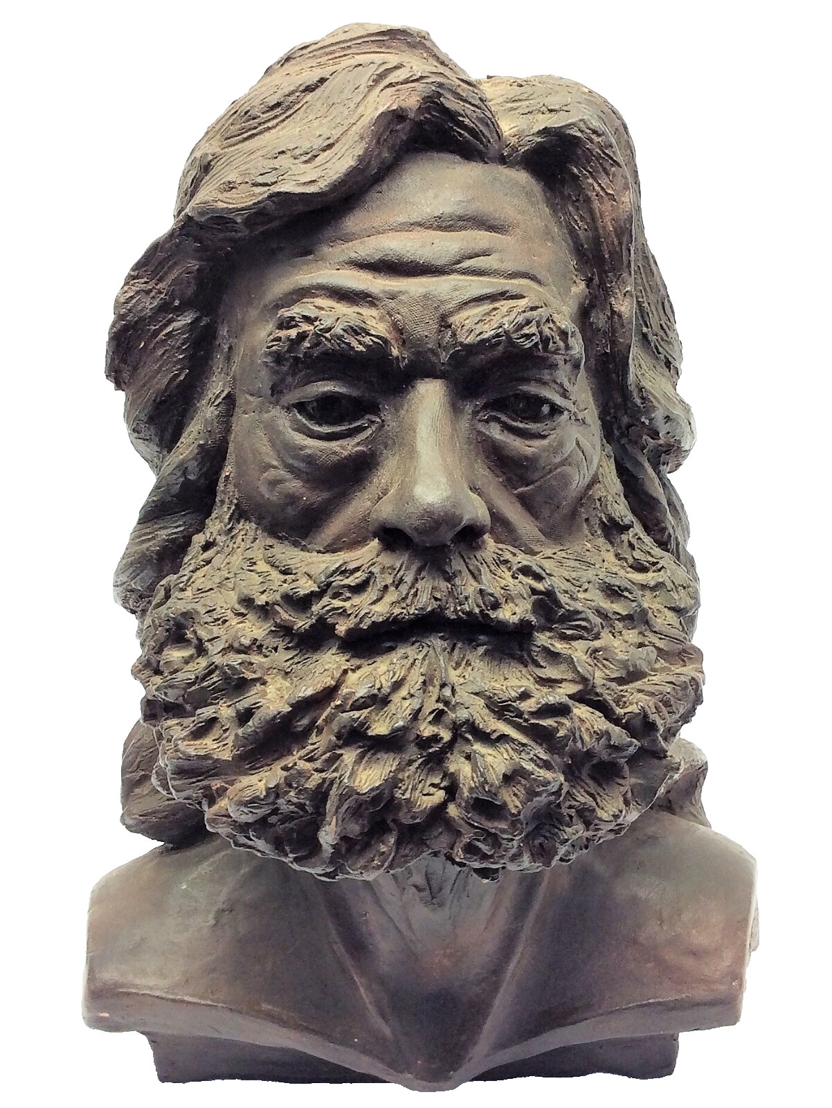 Miriam Sweeney Original Miriam Plaster Bust Sculpture Long Haired