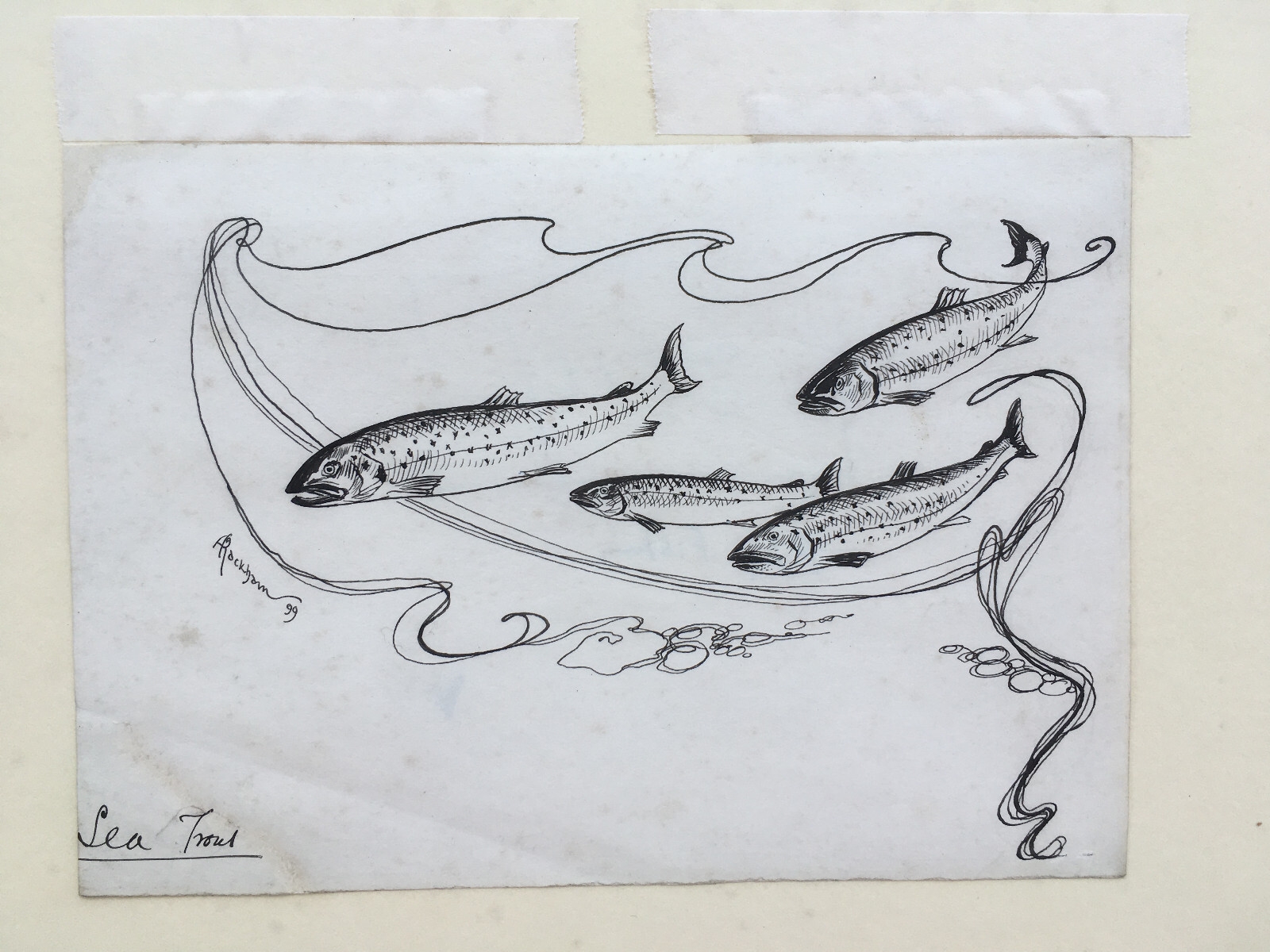Arthur Rackham | Sea Trout (1899) | MutualArt