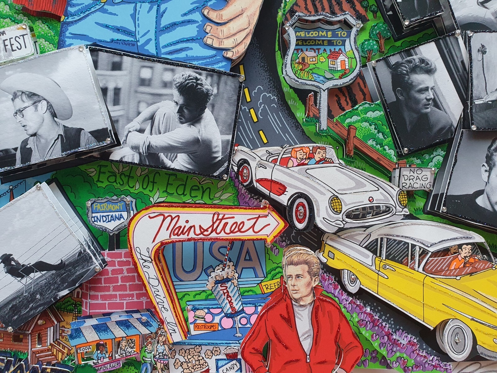 Charles Fazzino | Forever James Dean Dx Autographed Numbered (2005 ...