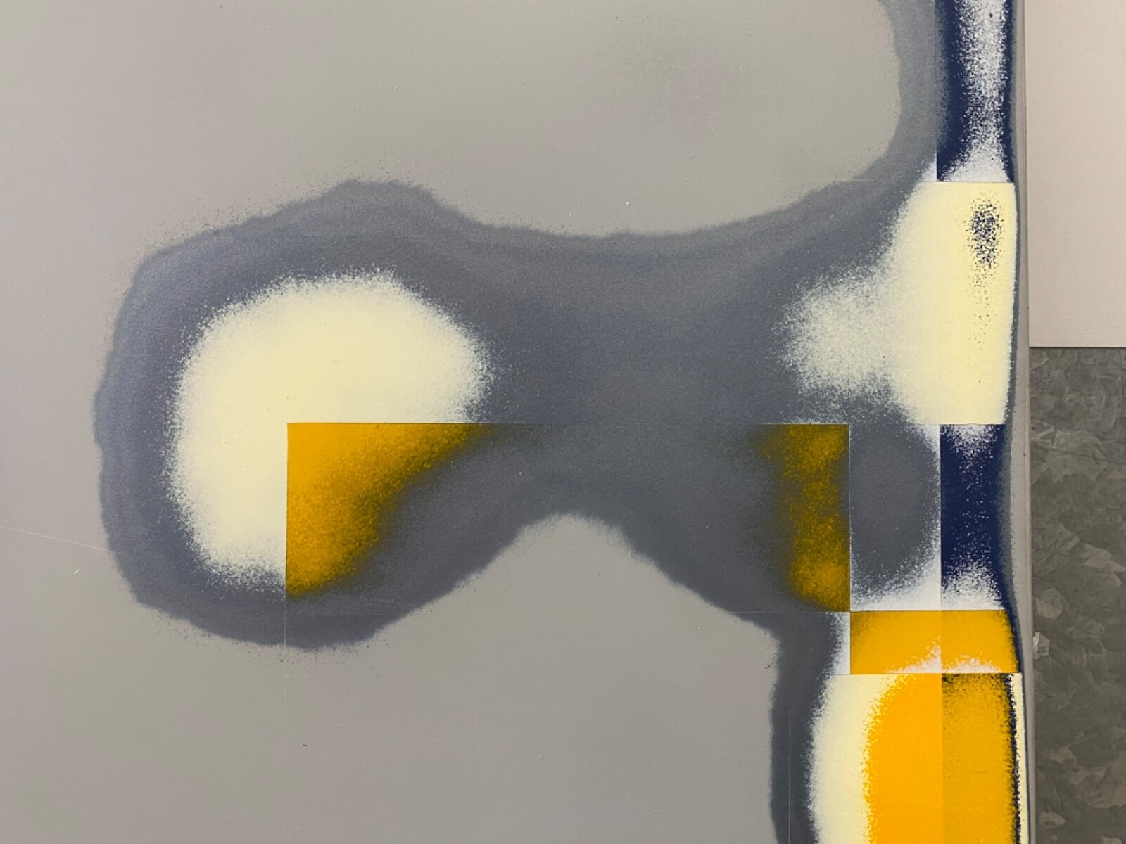 Daniel Aksten | RARE Contemporary Modern Hard Edge Abstract Cubist Oil ...