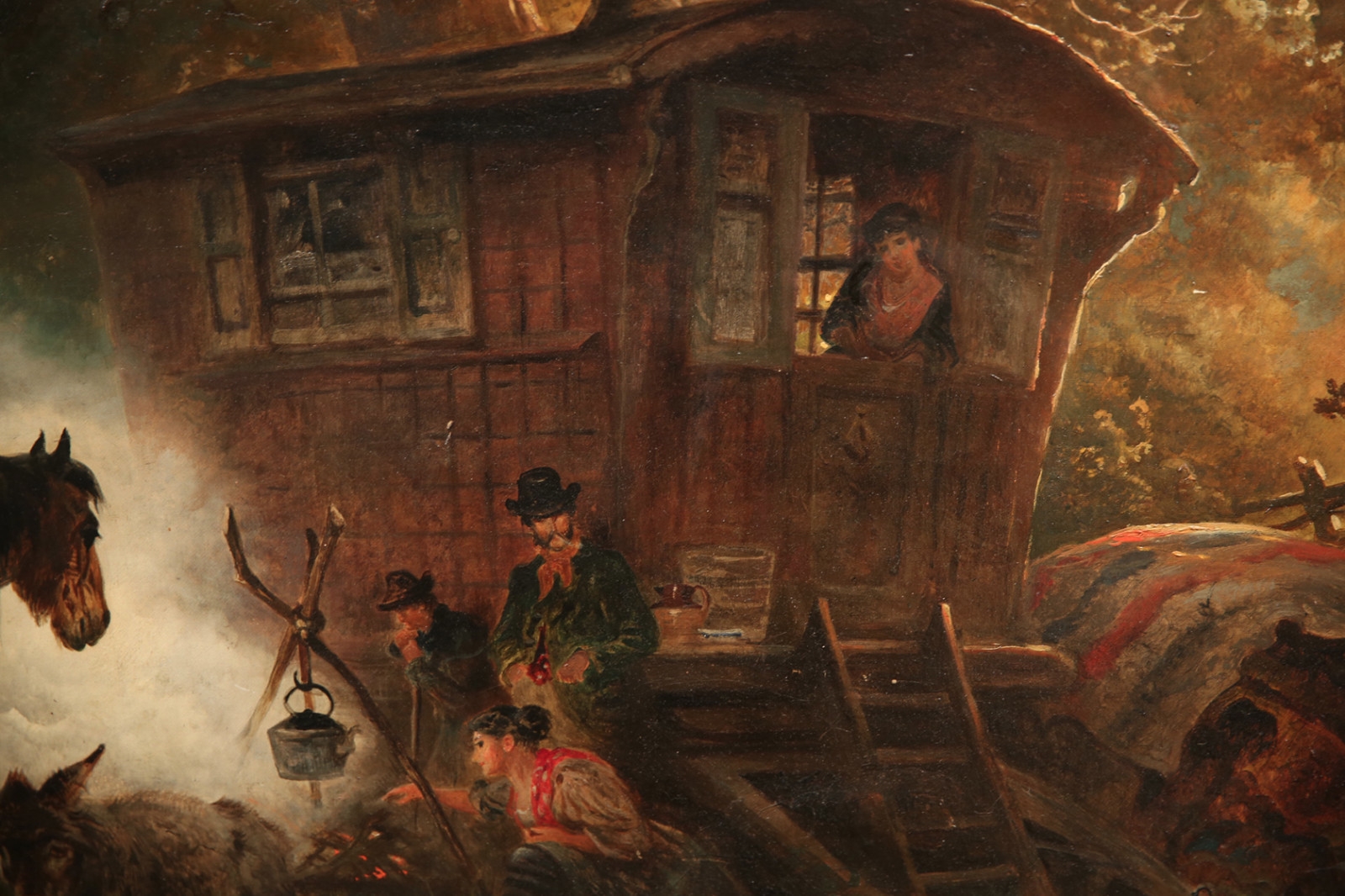 Thomas George Cooper | Gypsies in Landscape, 1892 (1800 - 1899) | MutualArt