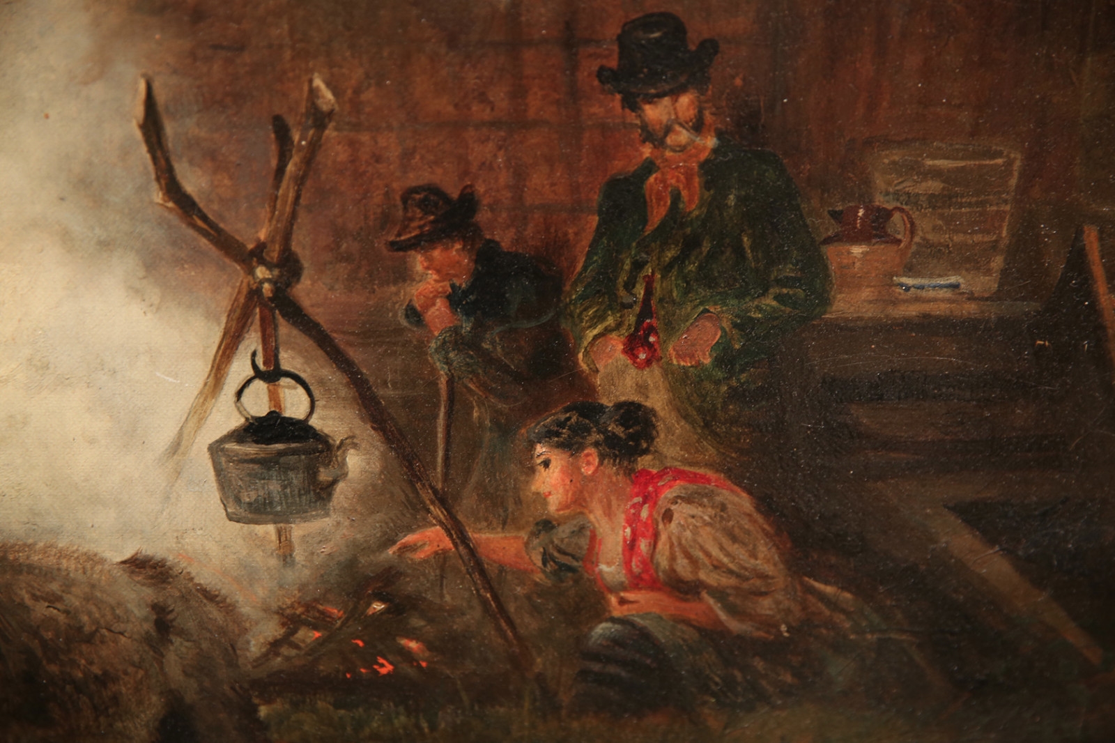 Thomas George Cooper | Gypsies in Landscape, 1892 (1800 - 1899) | MutualArt