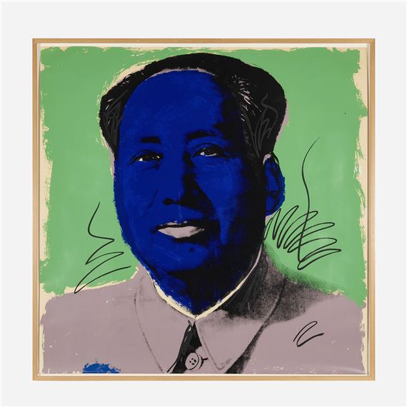 Andy Warhol Mao Mao 1972 Mutualart 