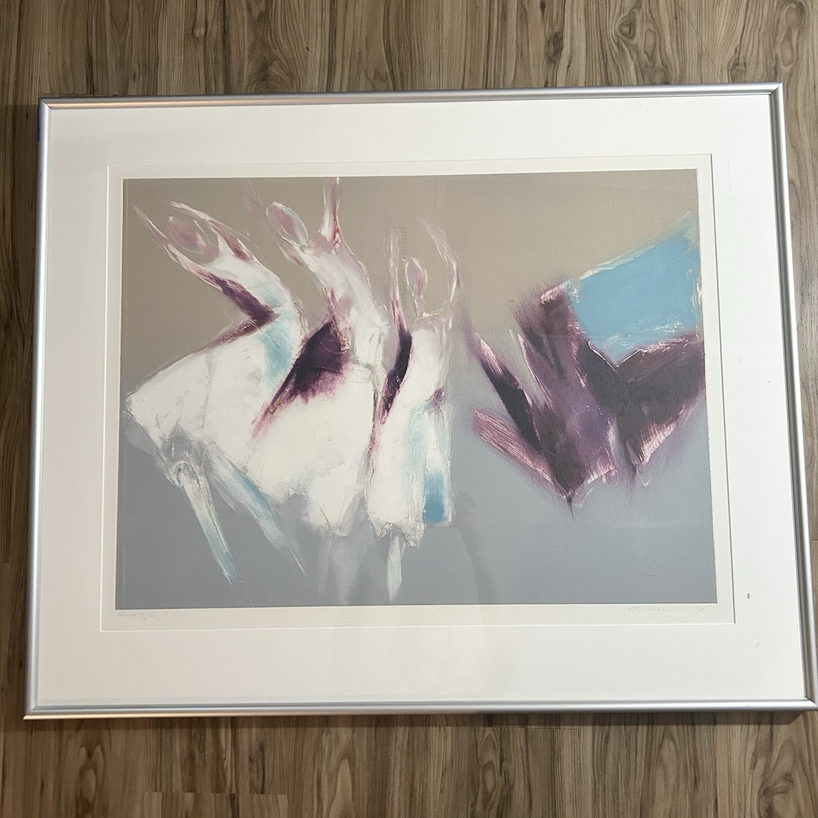 Jean Richardson | Monotype Abstract Painting Ballet Dancers (1994 ...