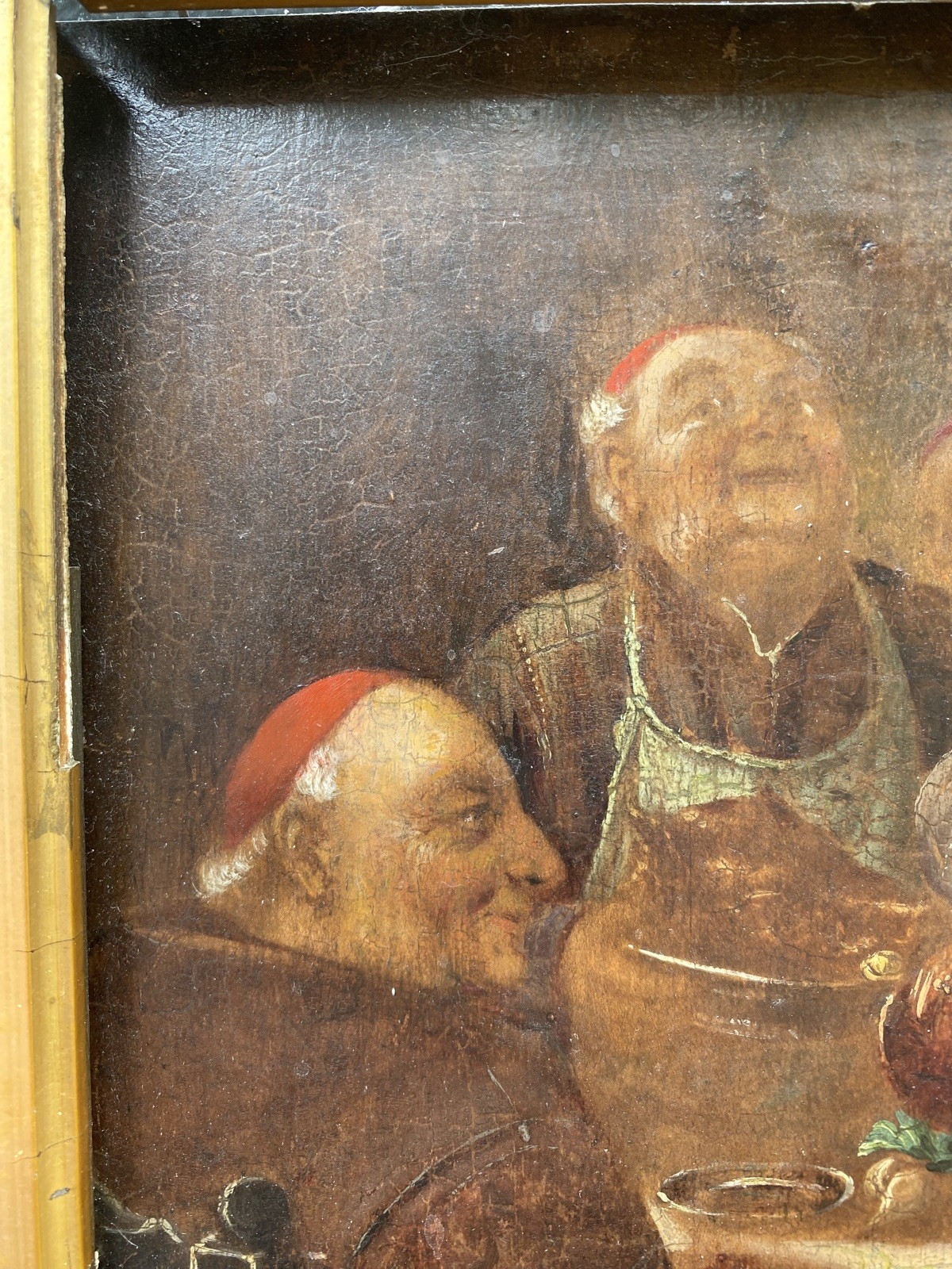 Gravure Ancienne Eduard Grutzner – Le Connaisseur De Vin « Der Weingeniefser »