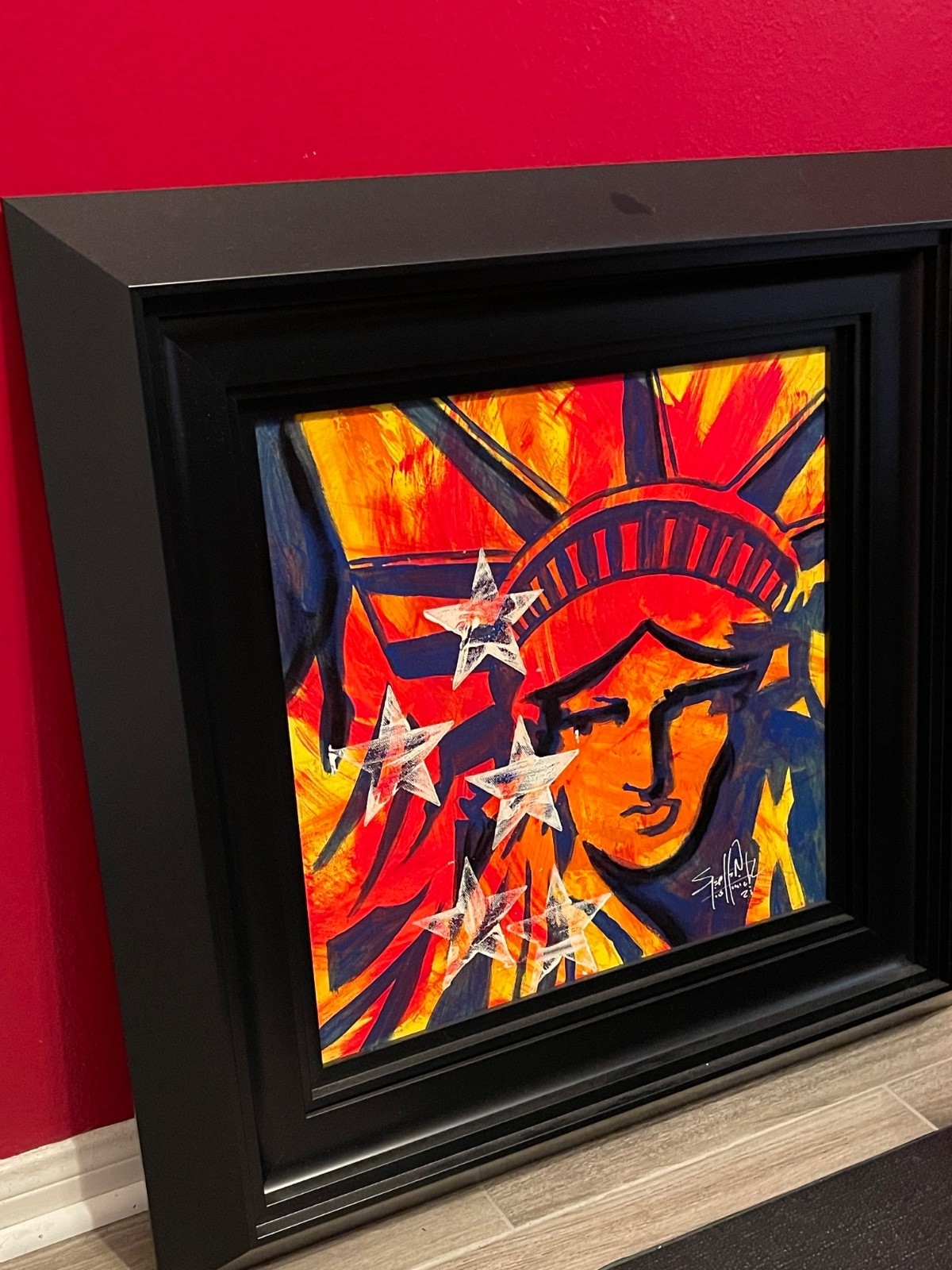 Stephen Fishwick | LADY LIBERTY WITH STARS (2023) | MutualArt