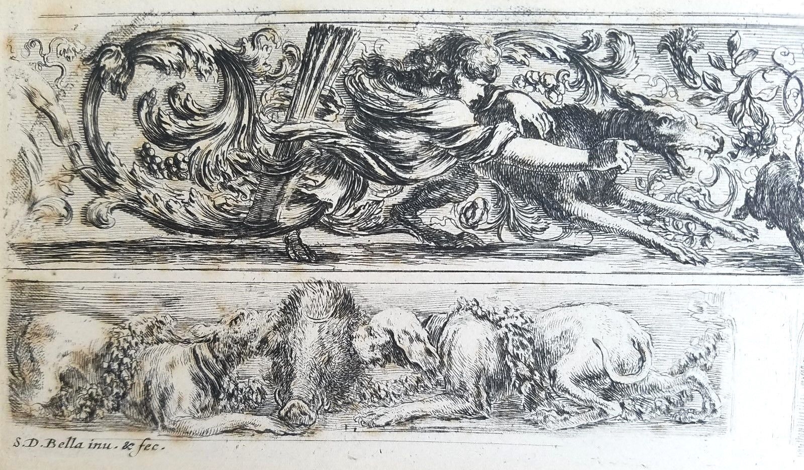 Stefano della Bella | Original Stefano Della Bella Etching Dev. 995 ...