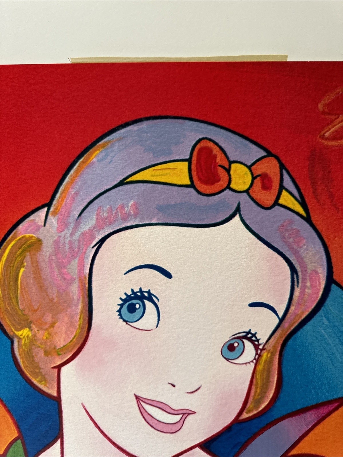 Peter Max | SNOW WHITE EDITION OF 500 SIGNED LIMITED POP ART FAMOUS ...