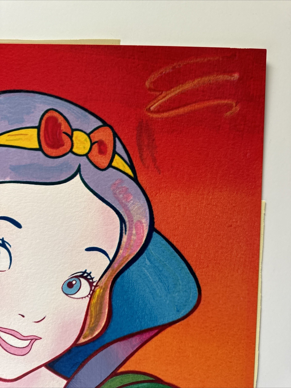 Peter Max | SNOW WHITE EDITION OF 500 SIGNED LIMITED POP ART FAMOUS ...