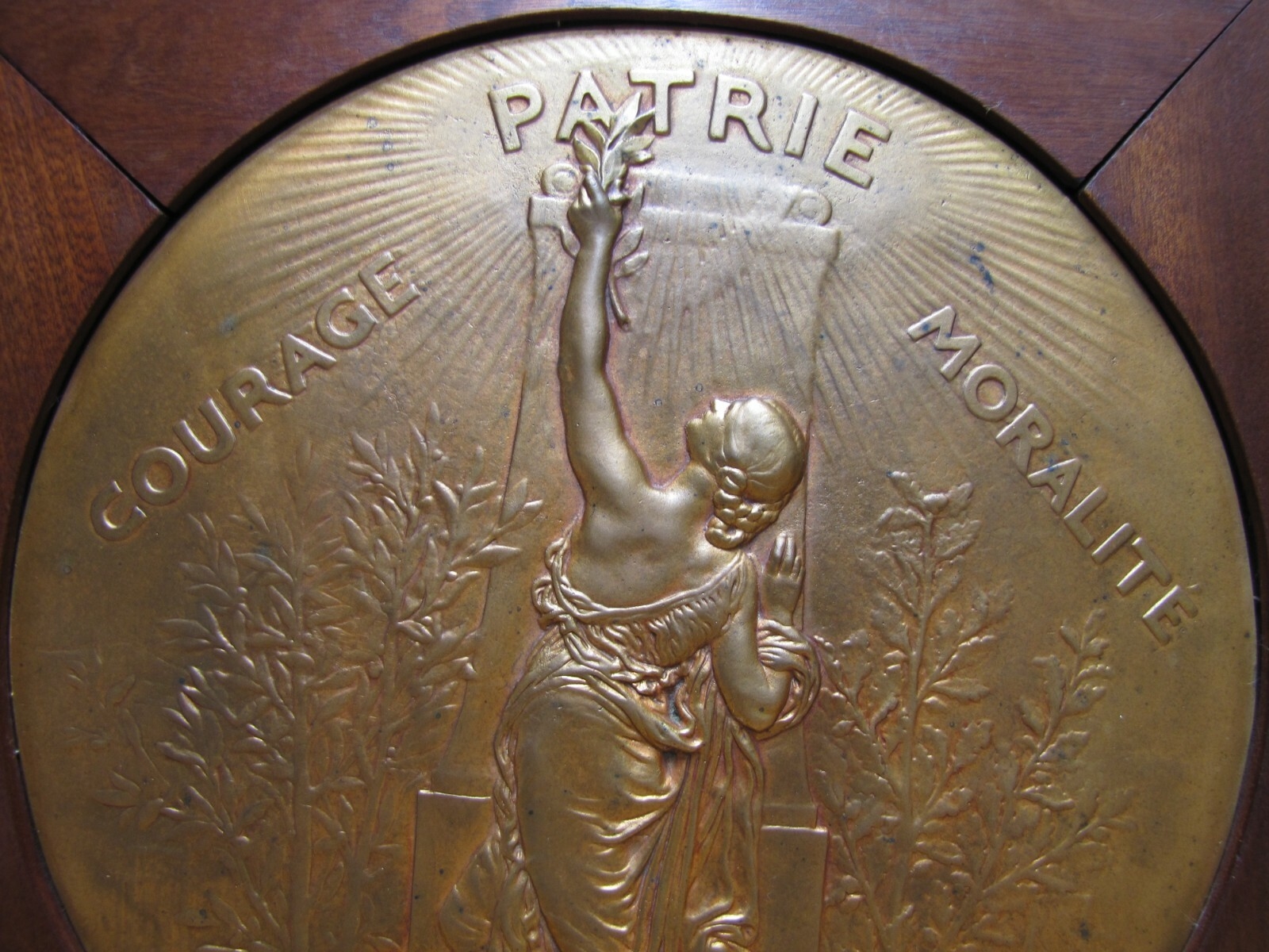 Ferdinand Barbedienne | COURAGE PATRIE MORALITE (1900 - 1924) | MutualArt