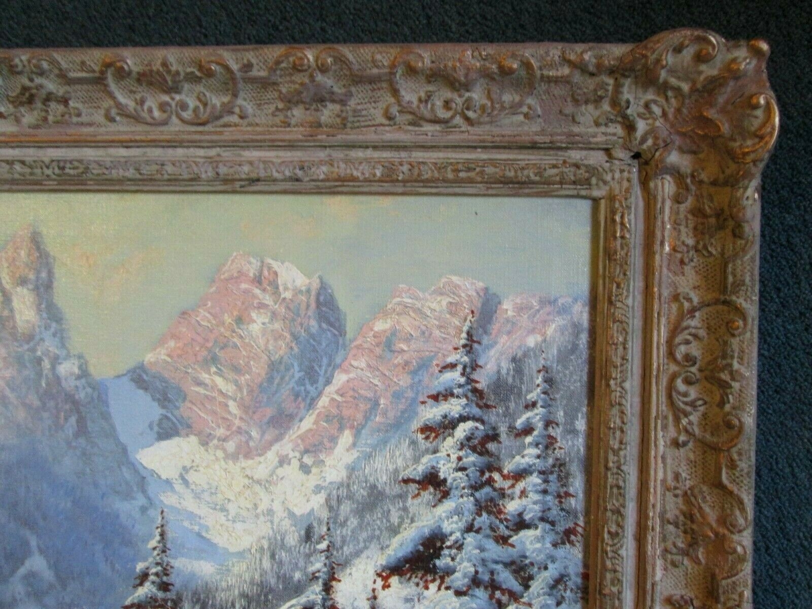Laszlo Neogrady | WINTER MOUNTAIN LANDSCAPE (1900 - 1949) | MutualArt