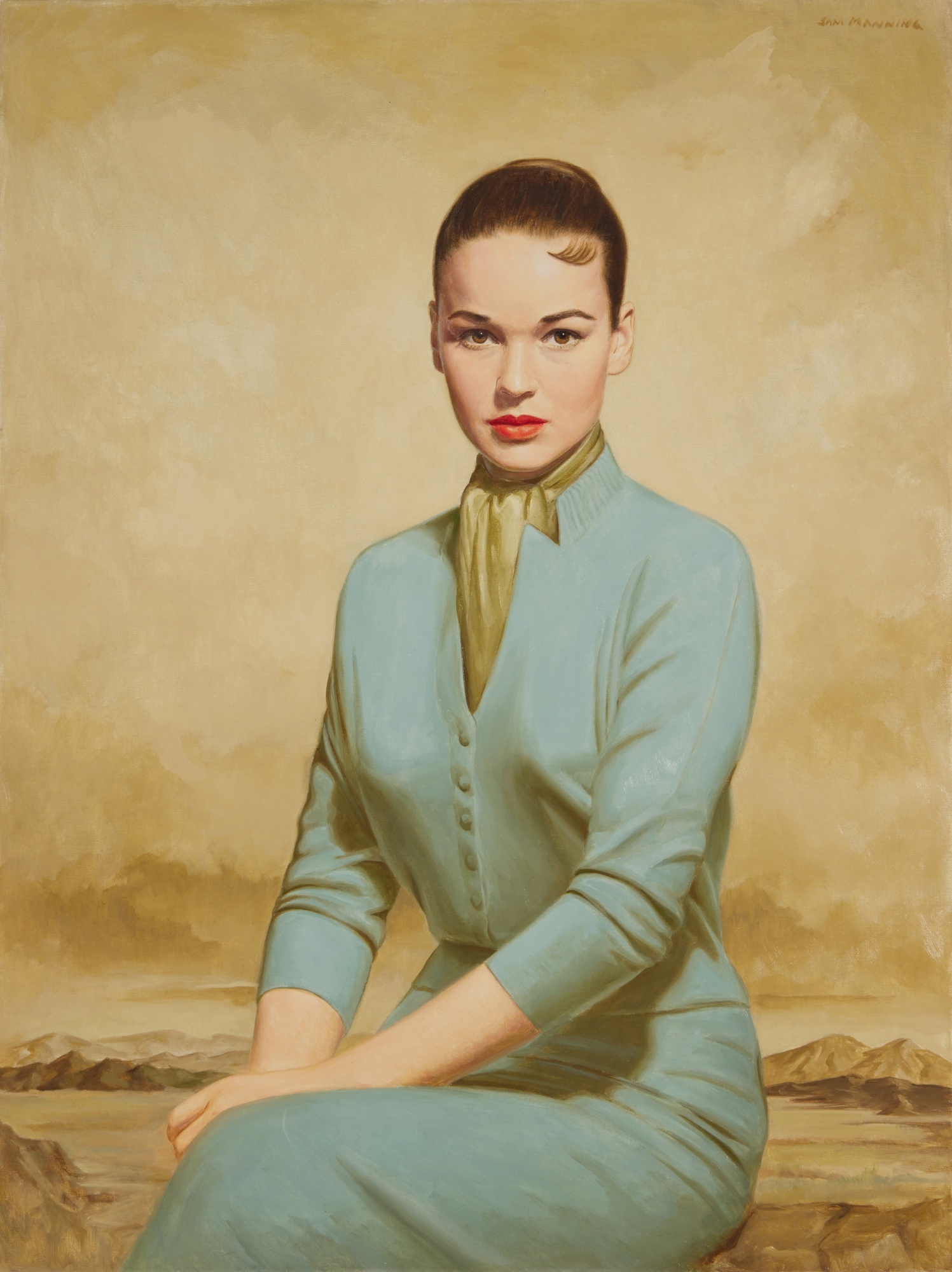 Sam Manning | Portrait of Mrs. Crosby | MutualArt