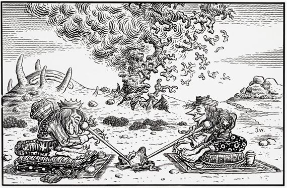 Jim Woodring | Weathercraft #1 Illustration (2006 - 2010) | MutualArt