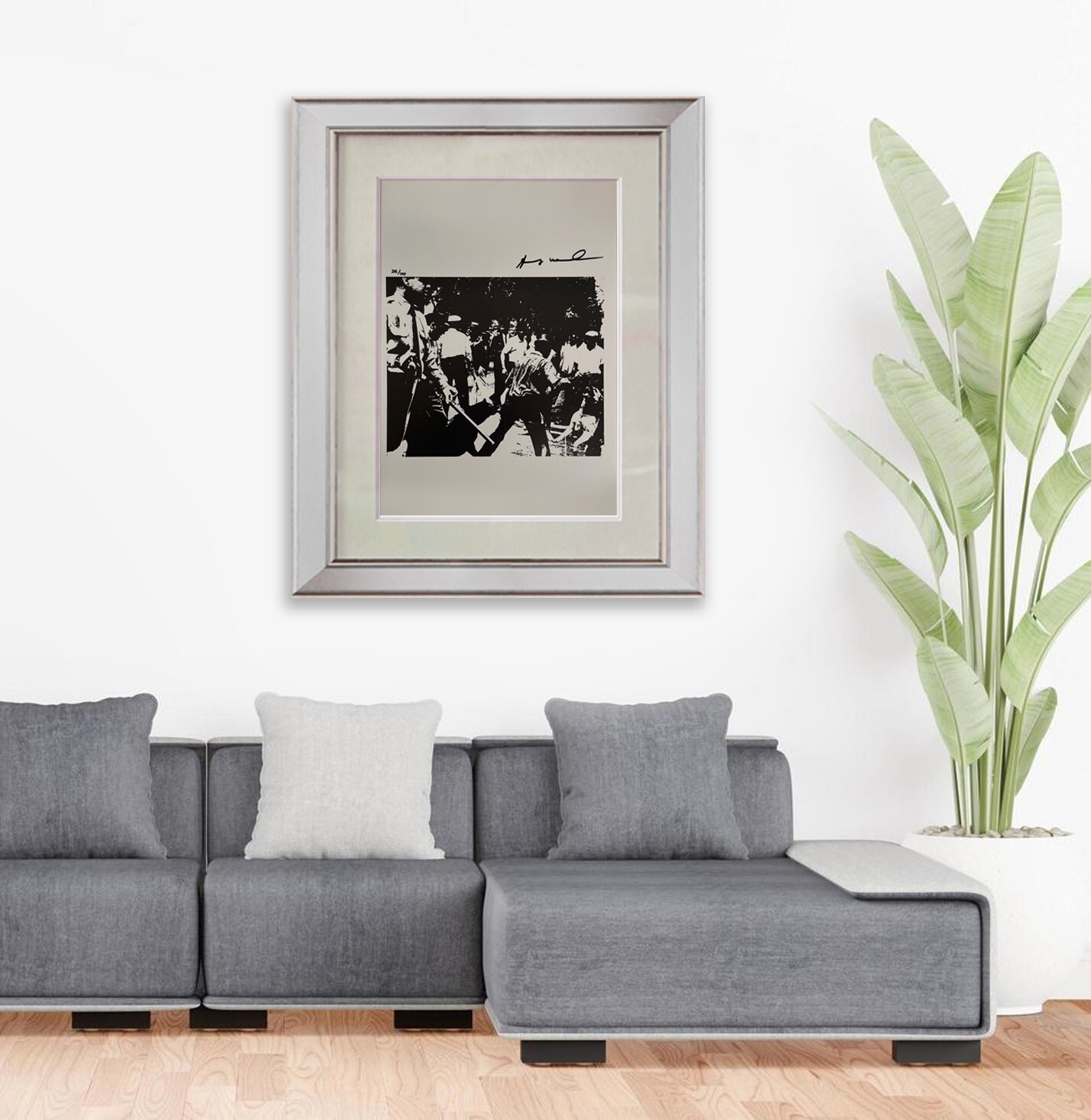 Andy Warhol | Birmingham Race Riot, 1964 (1987) | MutualArt