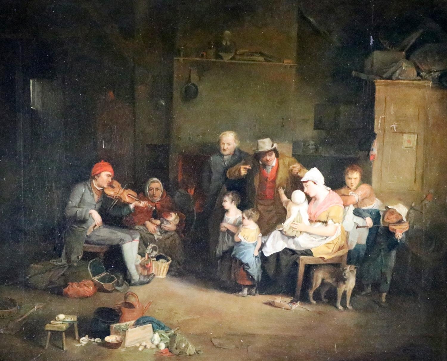 David Wilkie | The Blind Fiddler (Circa 1810) | MutualArt