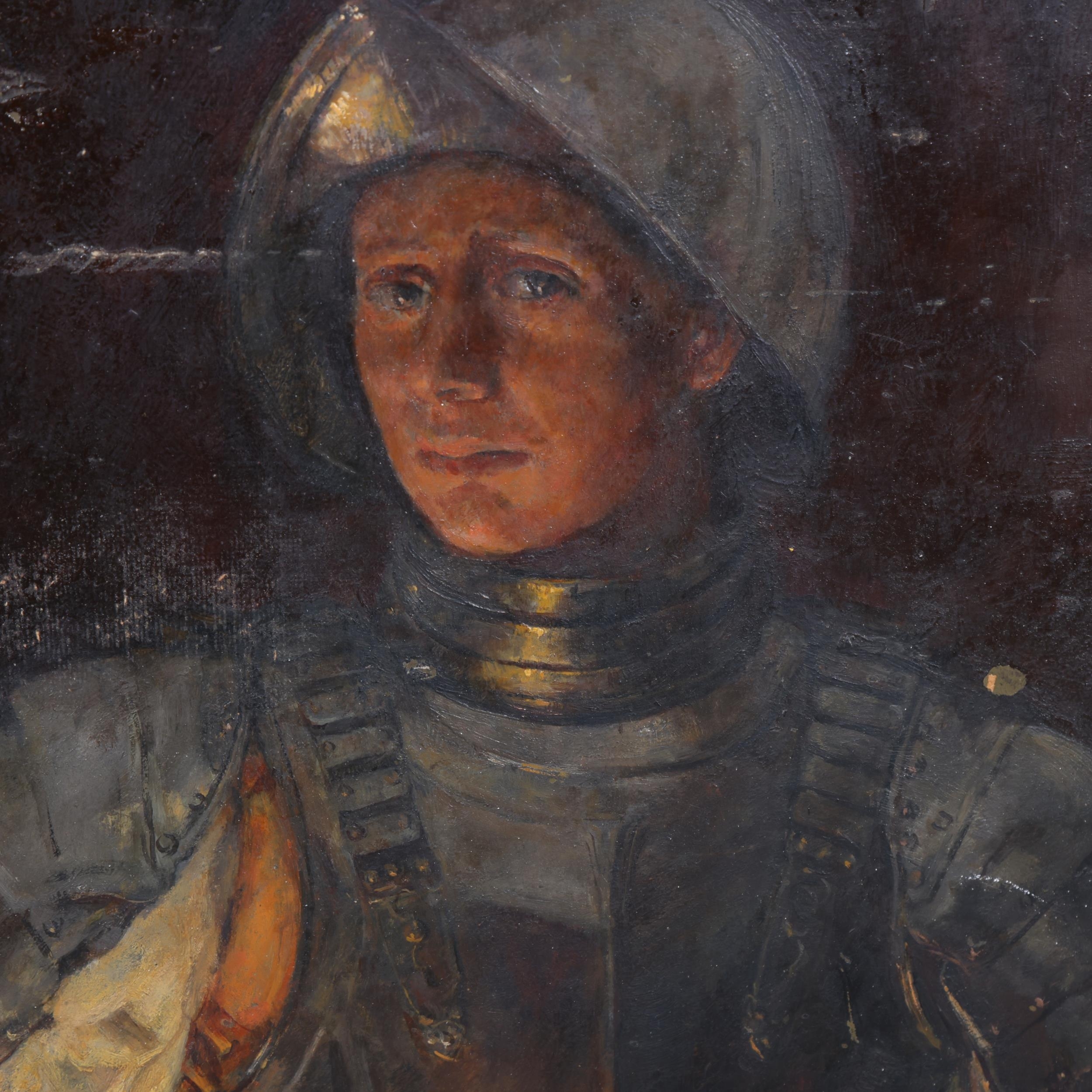 George Weissbort | Portrait of a man in armour | MutualArt