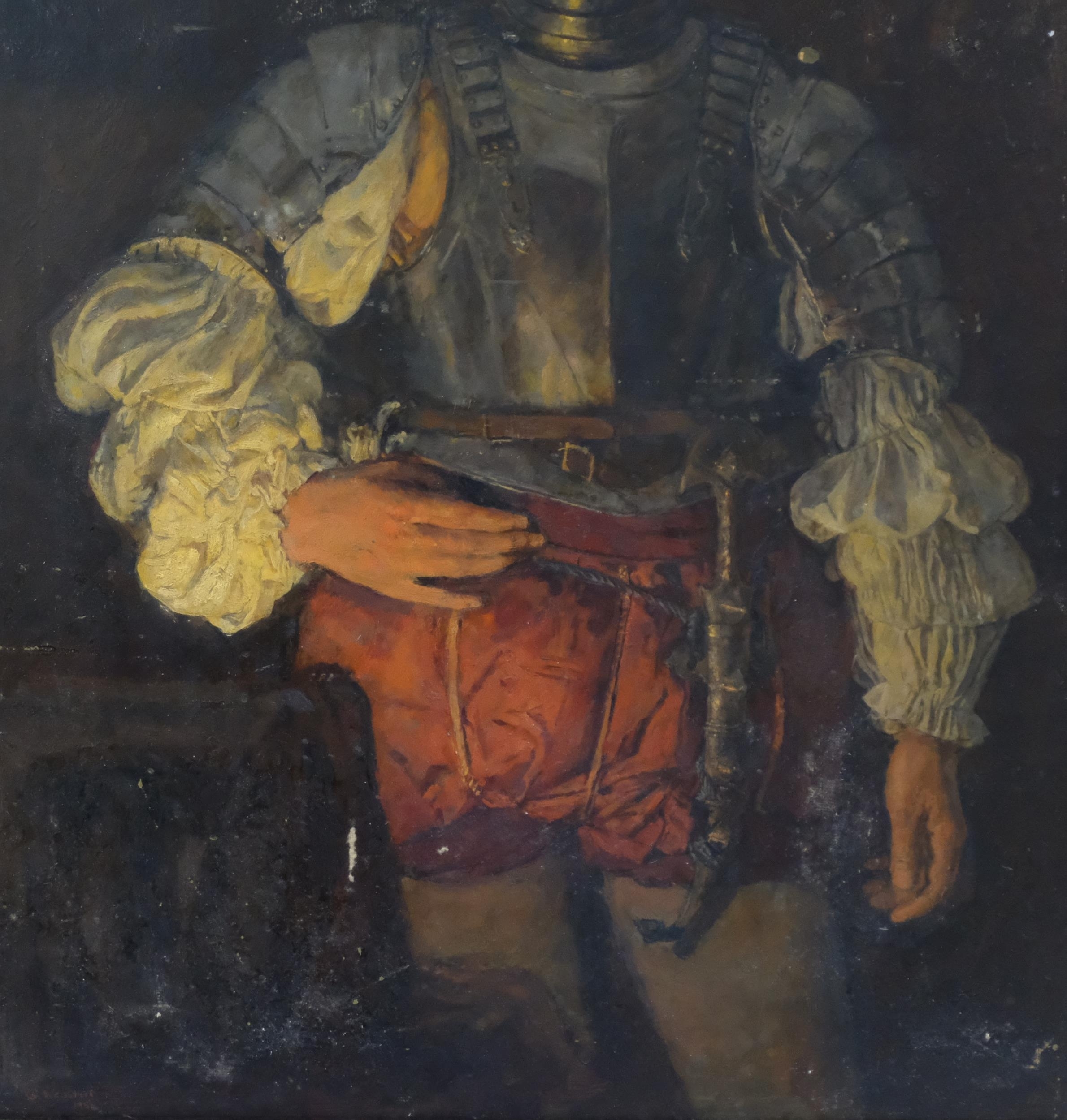 George Weissbort | Portrait of a man in armour | MutualArt