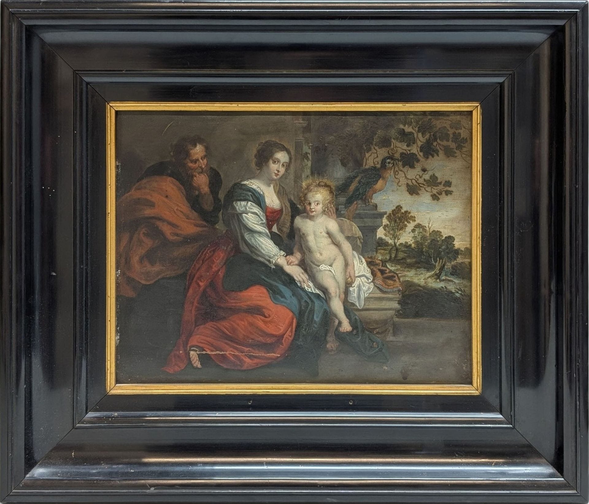 Peter Paul Rubens | The Holy Family with the Parrot | MutualArt