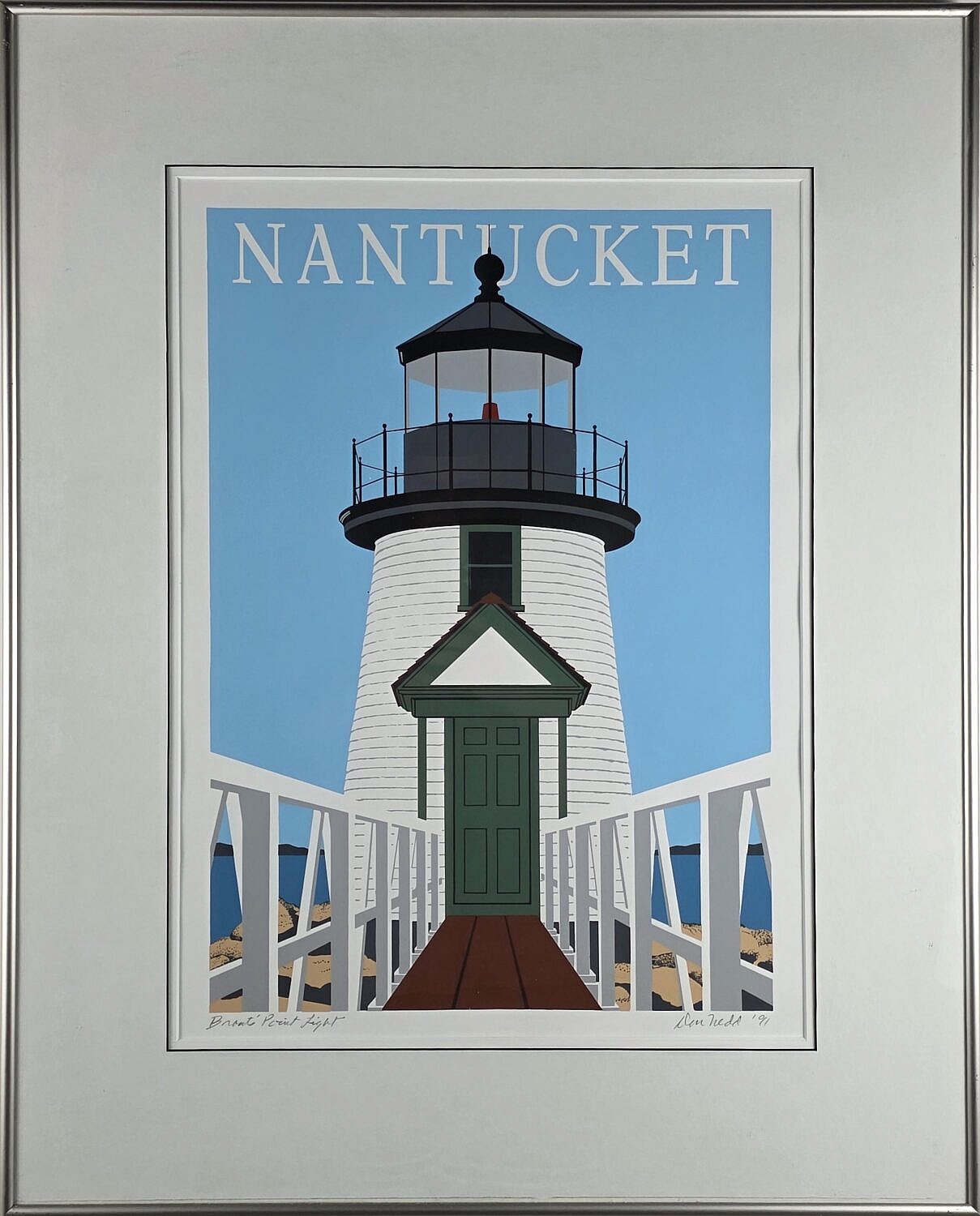Don Nedd | Vintage Brant Point Lighthouse (91) | MutualArt