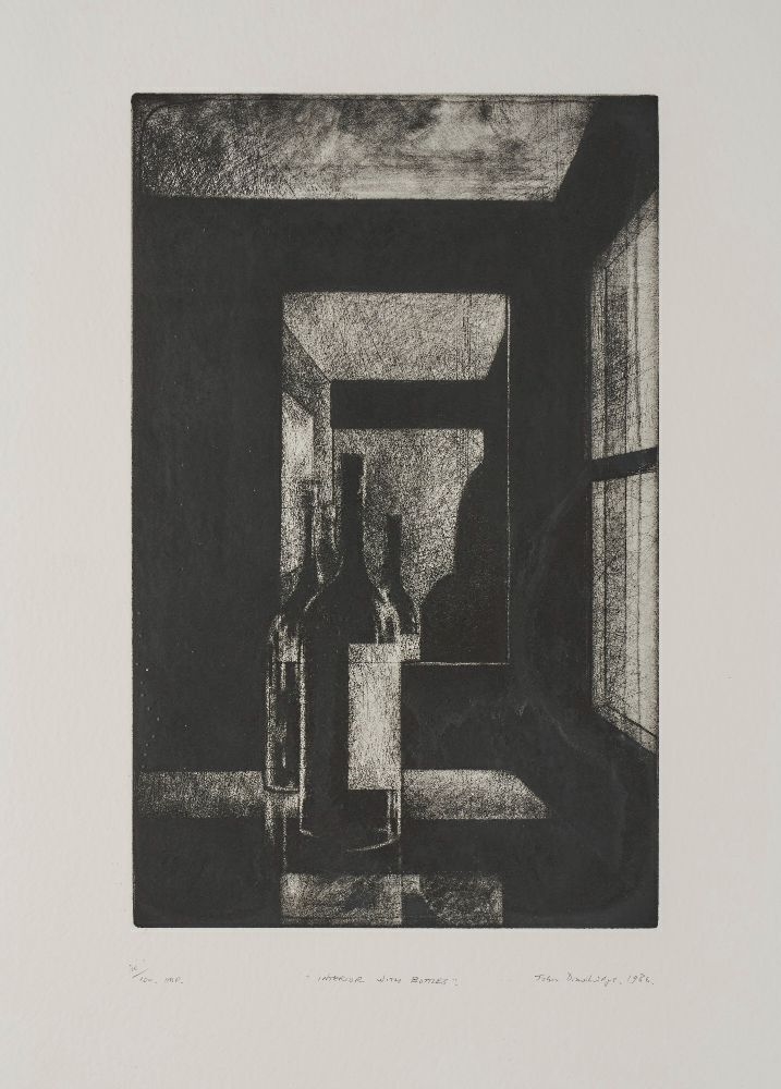 John Drawbridge | Interior With Bottle (1986) | MutualArt