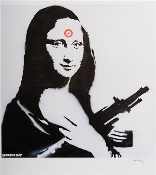 Banksy | Mona Lisa with AK-47 | MutualArt