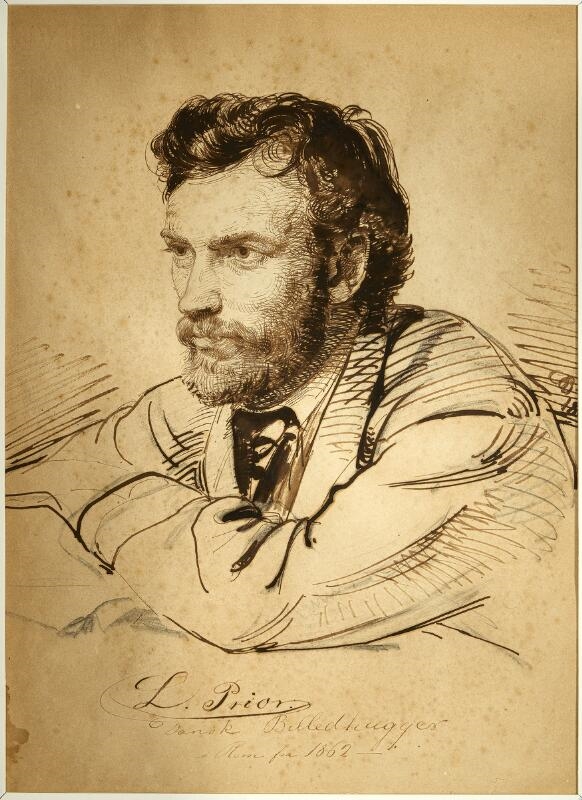 Carl Bloch | Portrait of Lauritz Prior (1864) | MutualArt