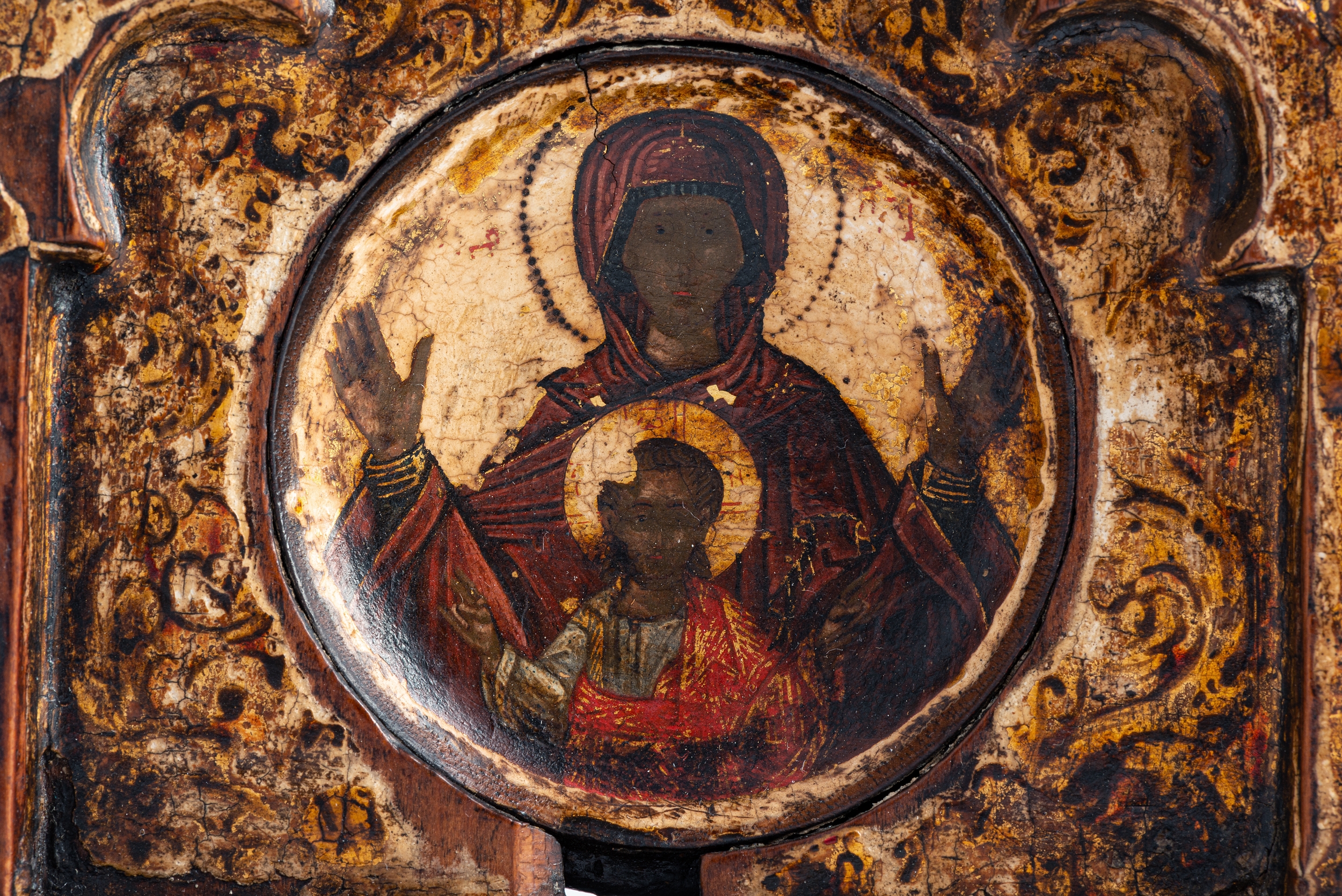 Veneto - Cretan School, 18th Century | A Veneto Cretan Tryptic Icon of ...